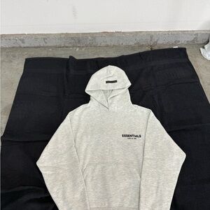 Fear of God Essentials Heather Gray Hoodie
